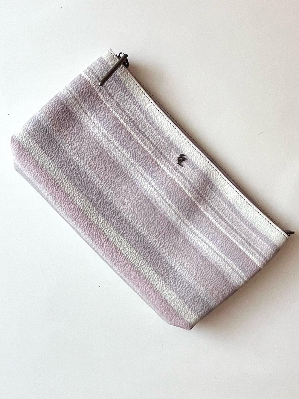 Watercolor Pastel Stripe Aria Clutch Bag